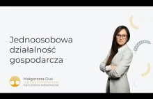 Jednoosobowa działalność gospodarcza