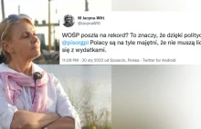 Jacyna-Witt: „Rekord WOŚP to zasługa rządów PiS, bo Polacy nie muszą się...