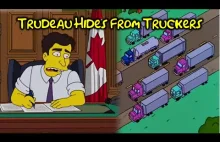 Simpsonowie znowu przewidzieli przyszłość: Trudeau ukrywa się przed kierowcami.