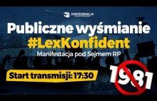 Publiczne wyśmianie ustawy #LexKonfident