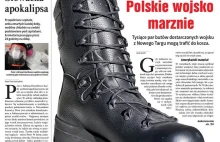 Polskie wojsko marznie - kulisy afery z butami dla wojska i zarzutów dla DEMAR