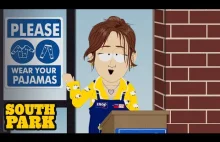 South Park - mężczyzna niewpuszczony do restauracji, bo nie nosi pidżamy