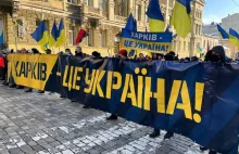 Ukraina. Kilkutysięczny marsz patriotyczny w Charkowie