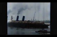 Ostatnie wypłynięcie w rejs RMS Lusitania [4k, 60fps, colorized] (1915)
