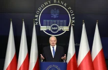 "Ja jako jastrząb". Niezwykła konferencja prezesa NBP