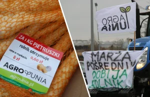 Protestujący rolnicy: Marża pośrednika dobija rolnika!