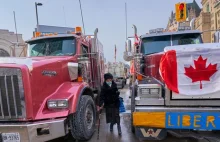Protest kierowców ciężarówek w Kanadzie. "Samochody mogą zostać zarekwirowane''