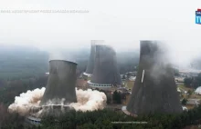 "Spektakularny efekt". 90-metrowy gigant runął w kilkanaście sekund