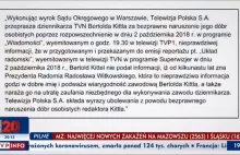 TVP rozpoczęła Wiadomości 4 minuty wcześniej, aby nie pokazać przeprosin dla TVN