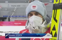 Emocjonujący wywiad Kamila Stocha po zdobyciu 4. miejsca na dużej skoczni