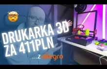 Najtańsza DRUKARKA 3D Z ALLEGRO ZA 411 PLN Czy warto?