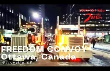 Truckers Freedom Convoy 2022 In Ottawa, Canada Part 2