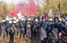 Aktywiści z Niemiec oraz skrajna lewica zorganizowała zamieszki w Krośnie Odrz.