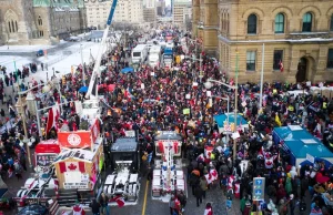 Protesty w Kanadzie. Justin Trudeau: wszystkie opcje są obecnie rozważane