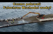 Przekop Mierzei Wiślanej - czemu polewali Falochron Wschodni wodą?