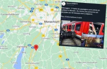 Zderzenie pociągów pod Monachium. Jedna osoba nie żyje, jest wielu rannych