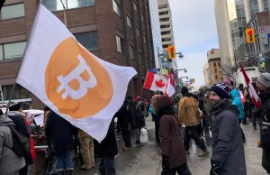 Bitcoin kontra rząd Kanady. Trudeau walczy z finansowaniem Konwoju Wolności