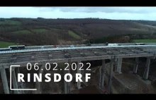 Kontrolowane wysadzenie mostu w Niemczech (Rinsdorf)