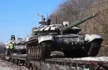 Rosja publikuje film, na którym rzekomo wycofuje czołgi z granic Ukrainy