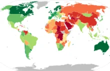 Wskaźnik demokracji na świecie.