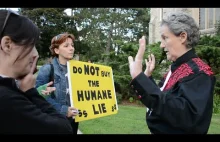 Temple Grandin próbuje przemówić do rozumu wegankom.