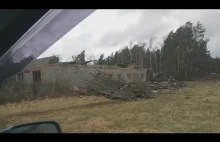 Tornado Podlesie Koło wielkopolskie pozrywane dachy.