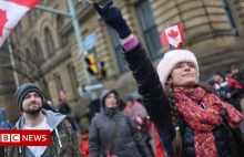 Kanada. Policja zamroziła konta bankowe protestującym [BBC]