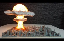 Diorama wybuchu bomby atomowej