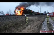 Wypadek na przejeździe kolejowym