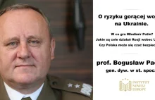 O ryzyku gorącej wojny na Ukrainie – gen. Bogusław Pacek