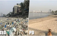 Oczyścili plażę w Indiach ze śmieci. W rok usunęli 700 ton odpadów!