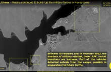 Izraelskie zdjęcia satelitarne pokazują szybki wzrost rosyjskiej armii na Krymie