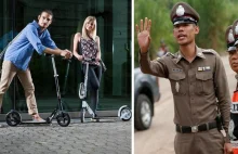 Turyści na skuterach elektrycznych są aresztowani w Phuket
