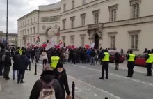 Protest przeciwko segregacji sanitarnej