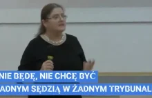Krystyna Pawłowicz: Nie chcę być żadnym sędzią w żadnym trybunale