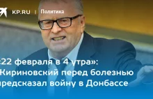 Żyrinowski w grudniu straszył datą 22 lutego podczas przemówienia w Dumie