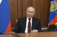 Putin w swoim orędziu wzywa do przerysowania granic państw w Europie.