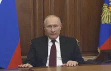 Putin oskarża Ukrainę o szantaż gazowy i uznaje niepodległości marionetkowych