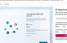 Windows 11 niedługo będzie WYMAGAŁ połączenia online przy instalacji.