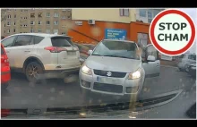 Stłuczka na parkingu i ucieczka