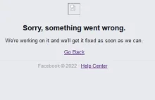 Facebook nie działa
