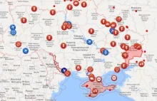Wojna na Ukrainie - mapy online