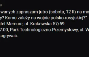 Leszek Sykulski usunął film w którym stwierdził, że Rosja nie zaatakuje Ukrainy