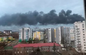 Lotnictwo rosyjskie bombarduje miasta na całej Ukrainie [NAGRANIA]