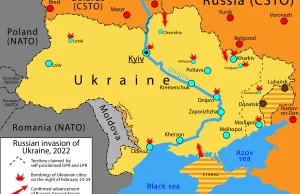 Artykuł dot. Rosyjskiej inwazji na Ukrainę na angielskiej Wikipedii