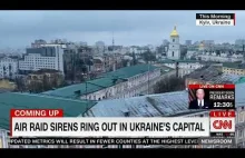 Relacja live CNN z Ukrainy przerwana reklamą