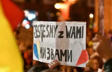 Protesty przeciwko rosyjskiej agresji w Polsce: "Precz z sowieckim bandytą"