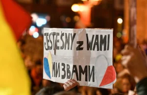 Protesty przeciwko rosyjskiej agresji w Polsce: "Precz z sowieckim bandytą"