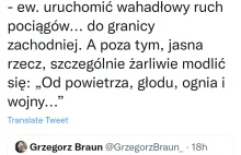 Grzegorz Braun (Konfederacja) o Ukraińcach uciekających do Polski: "Nachodźcy"