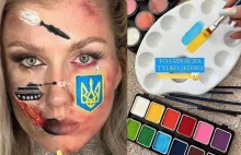 Deynn wspiera Ukrainę... malunkiem na twarzy. "Pomyślałam, że tak pomogę"